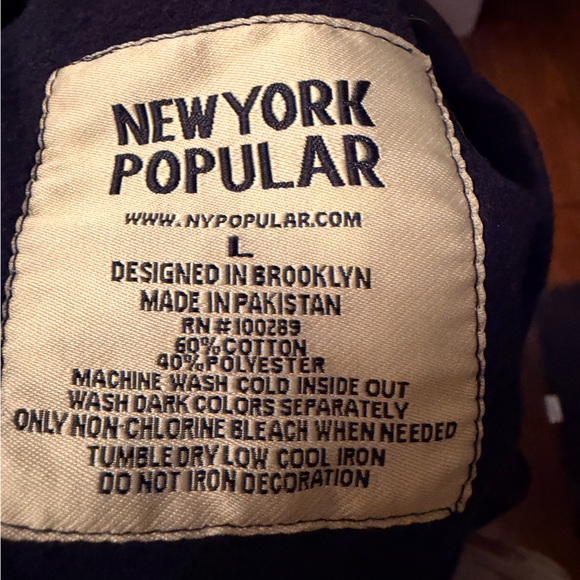 California Navy Blue Men's Sweater - Picture 5 of 5